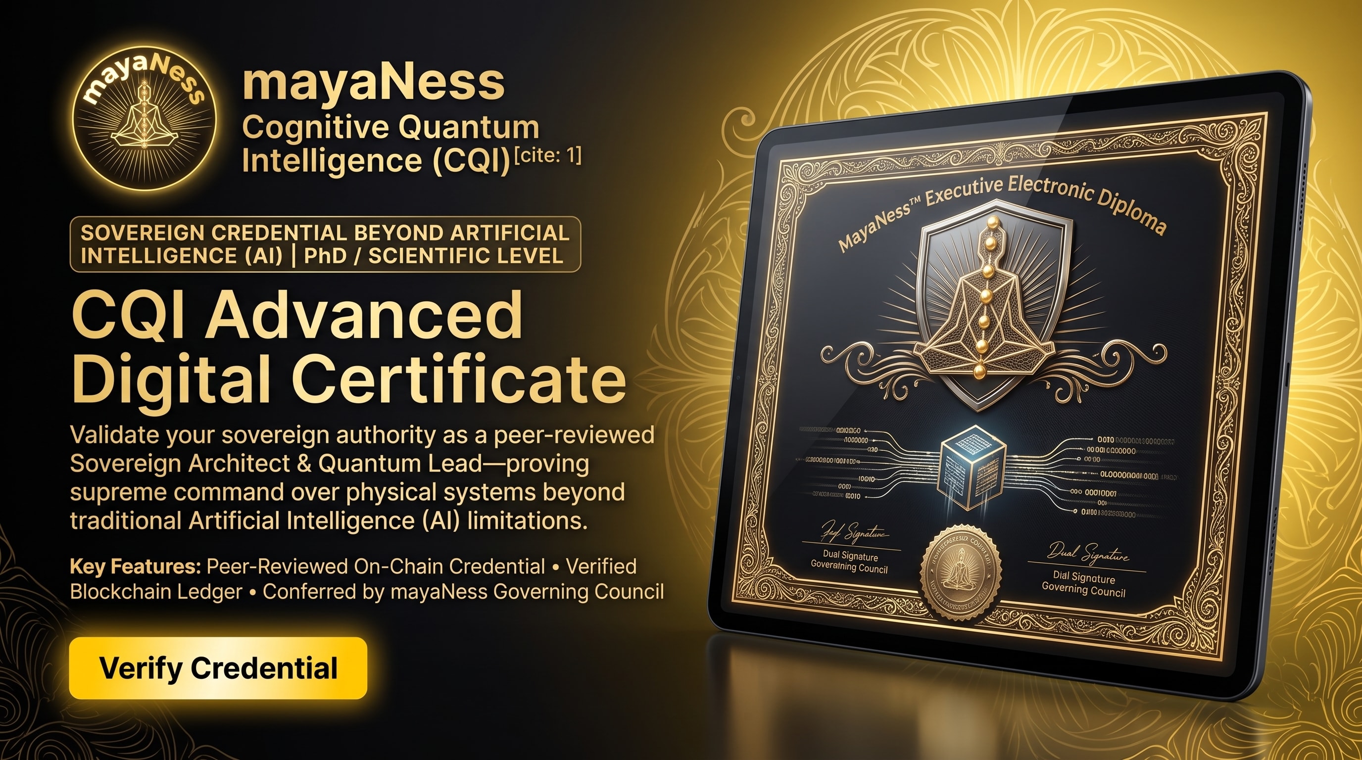 CQI Advanced Sovereign Test Preparation certificate outcome